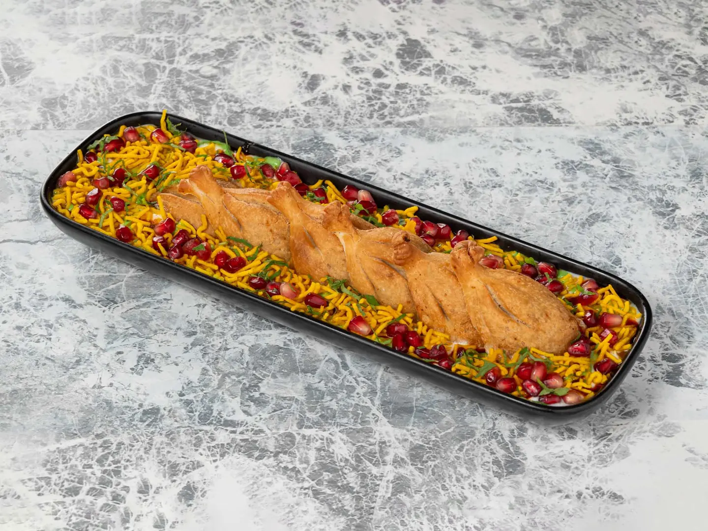 Dahi Samosa Chat