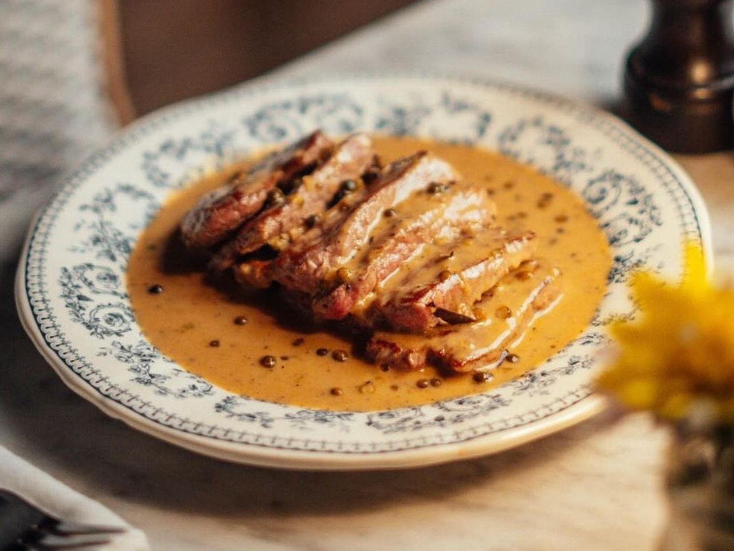 Black Angus Steak Au Poivre