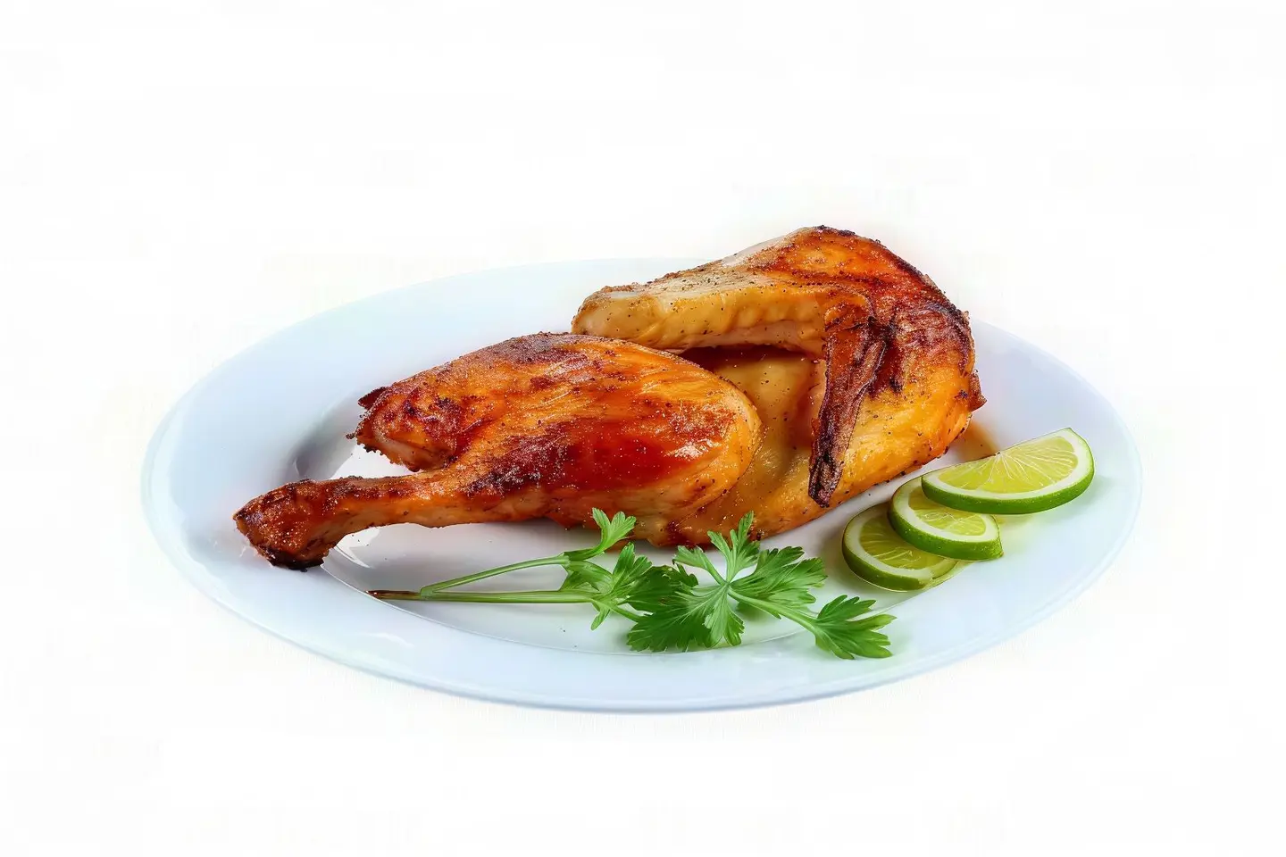 Half A Piece Of Plain Grilled Chicken