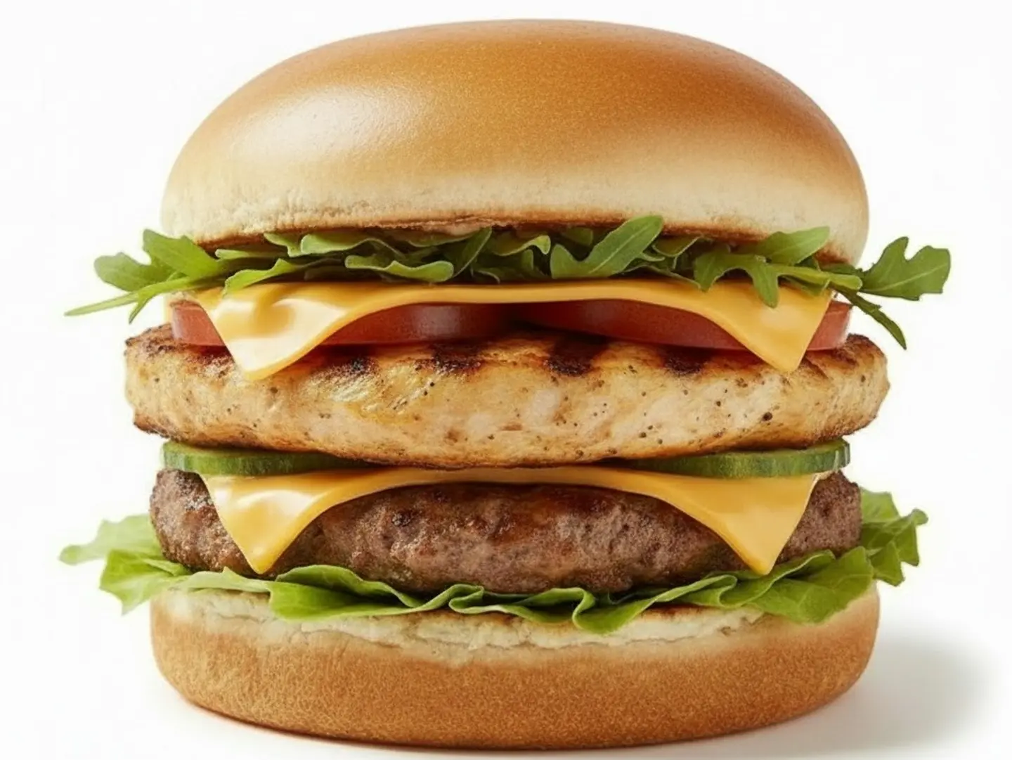 Double Chicken Burger