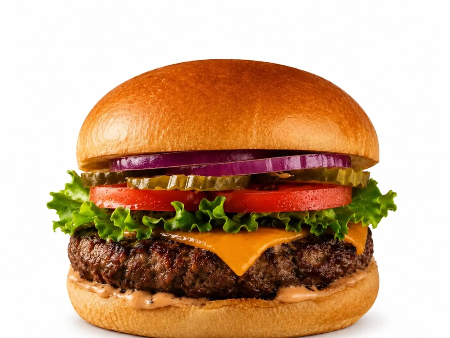 Meat Burger With Cheese