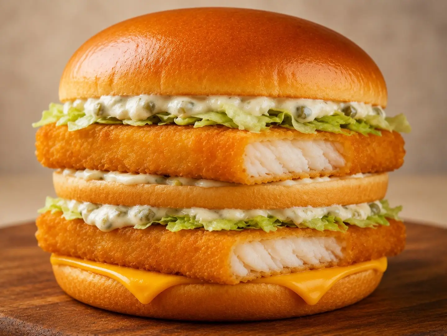 Double Fish Burger Meal