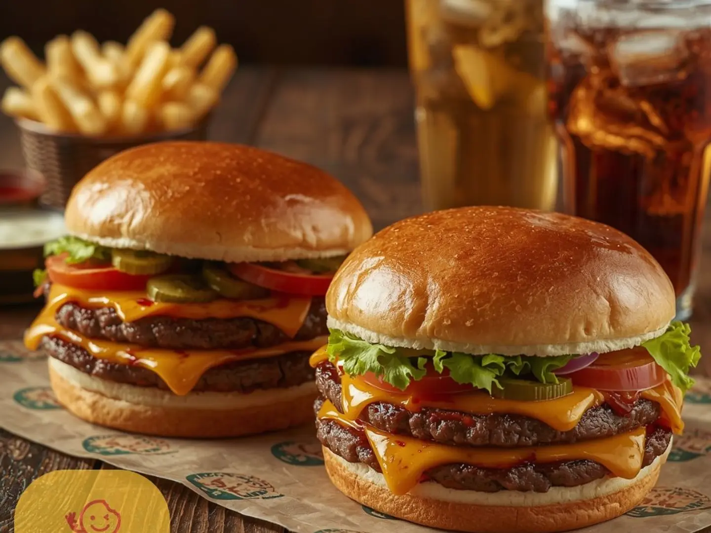 Double Smash Burger Box
