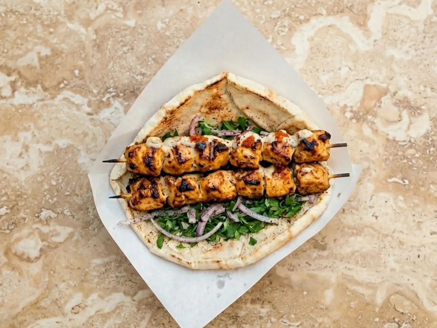 ساندوتش شيش طاووق