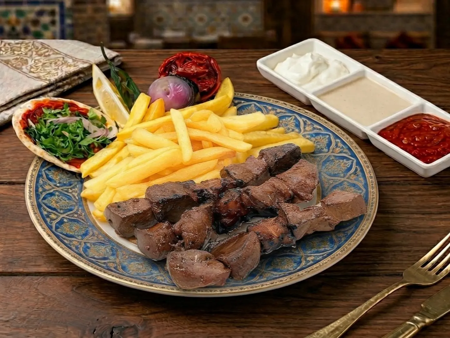 كبدة غنم