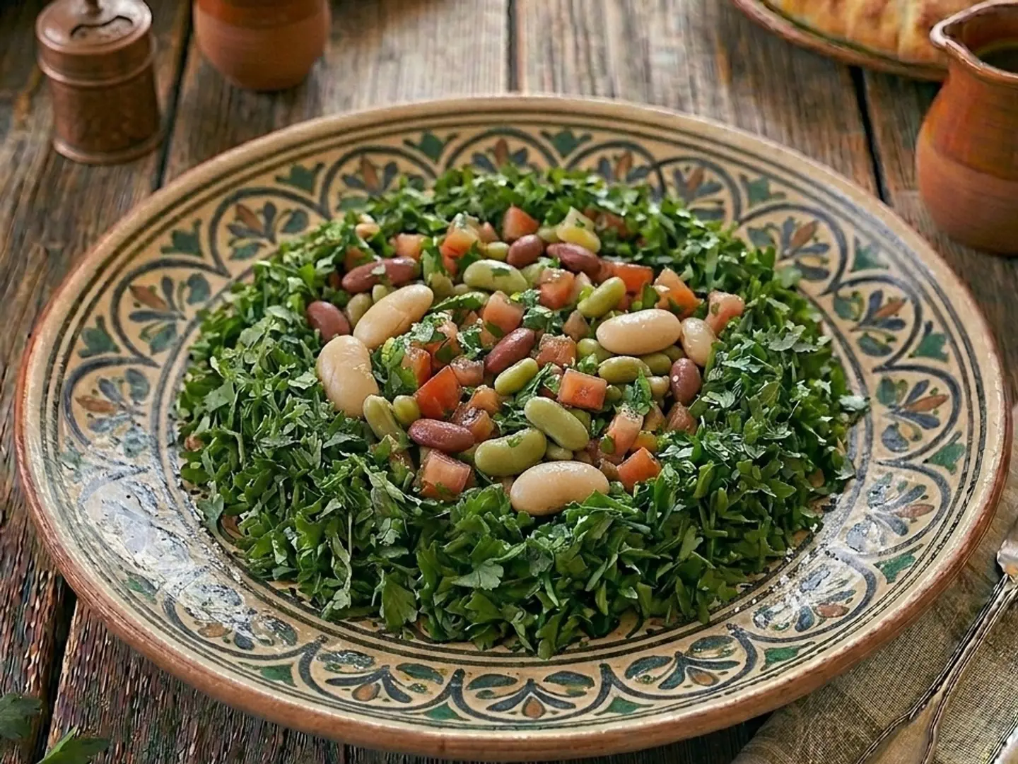 سلطة فاصولياء