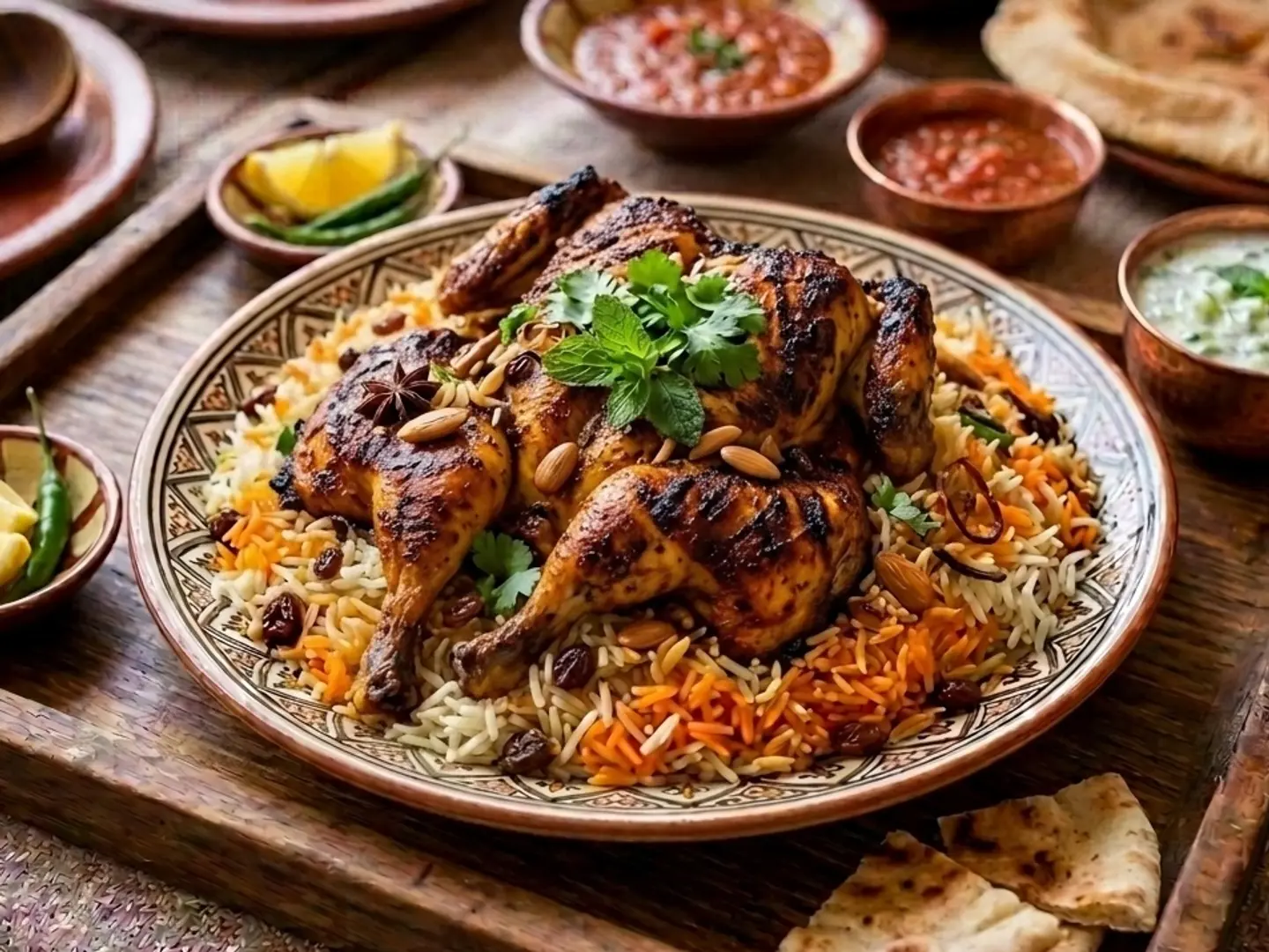 مجبوس كويتي  - ربع دجاجة