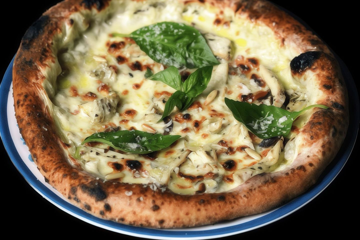 Alfredo Chicken Pizza