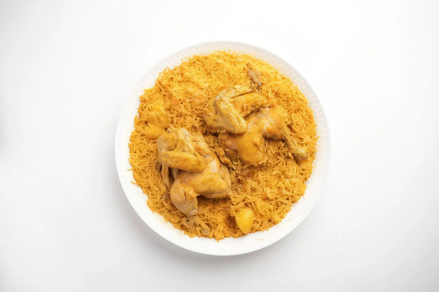 نصف حبة دجاج مضغوط