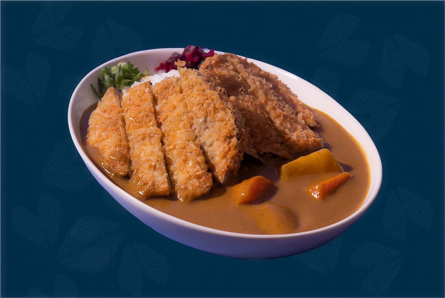 كاري كاتسو الباذنجان