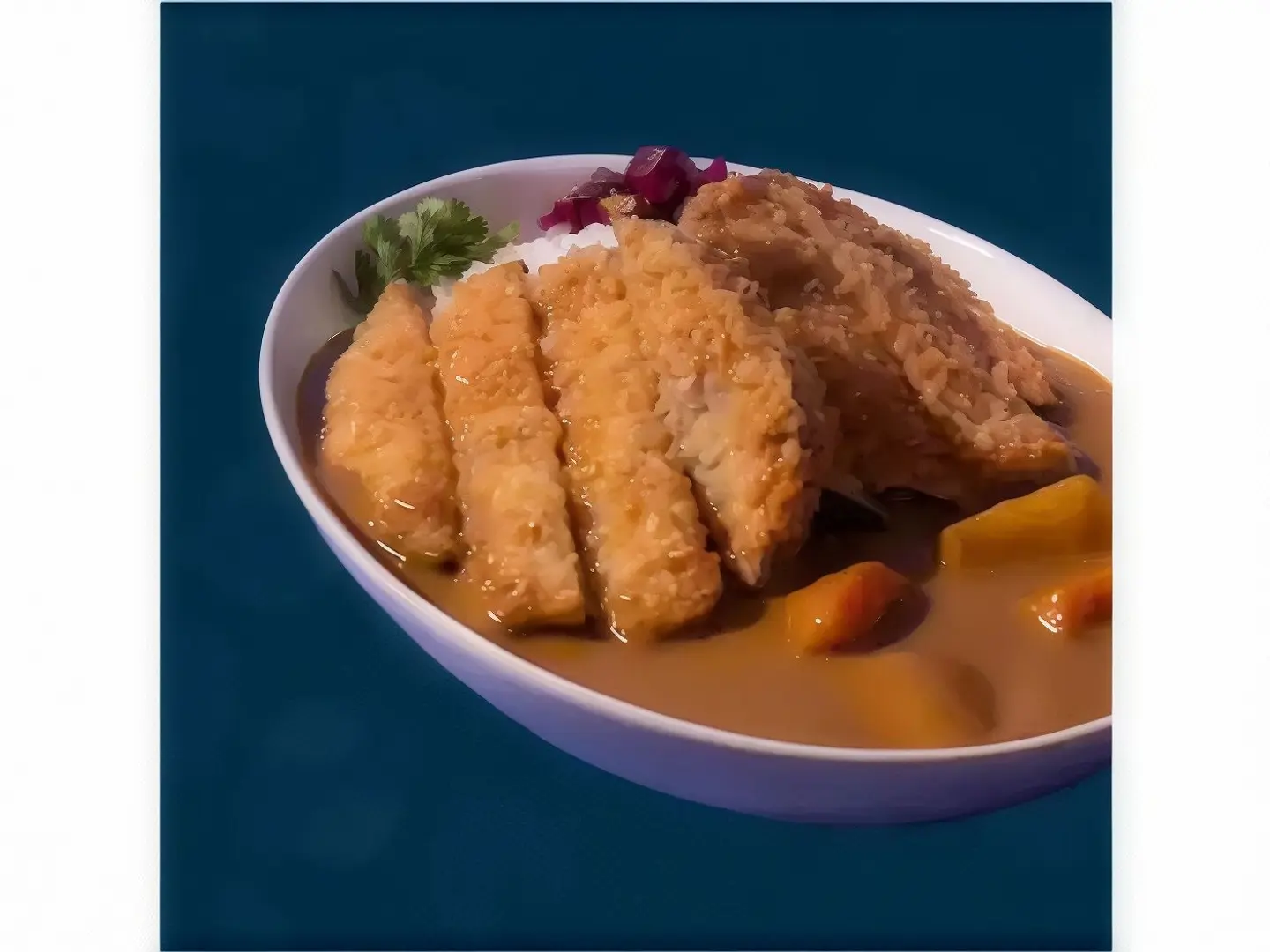 كاري كاتسو الباذنجان