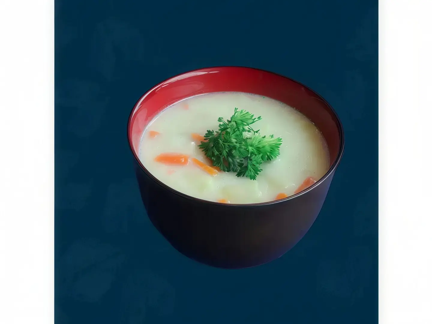 شوربة الدجاج الكريمية