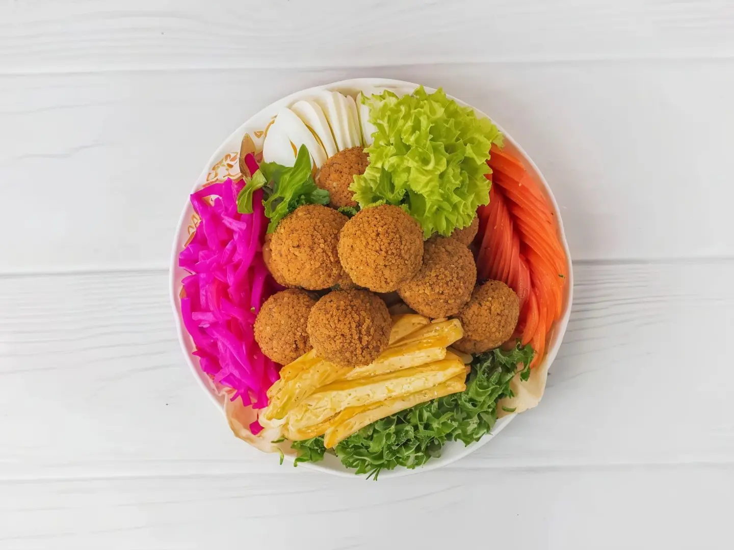 Mix Falafel Plate Large