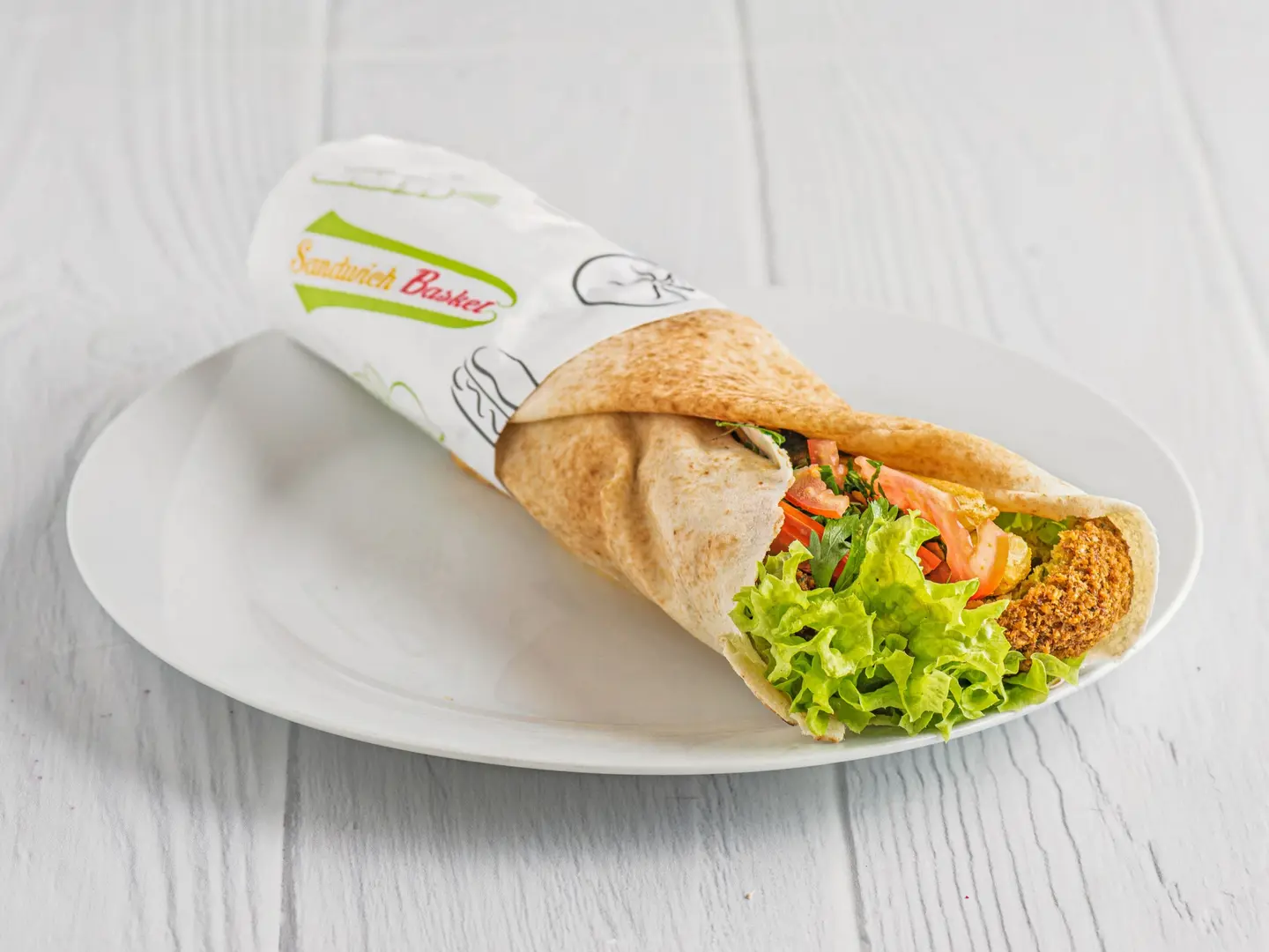 Mixed Falafel Sandwich (Sebah) Without Eggs
