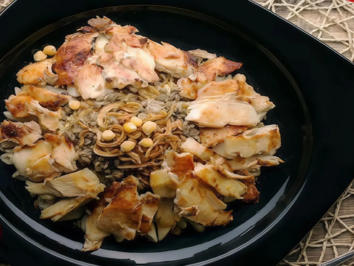 Koshari With Chicken Shawarma - Jumbo