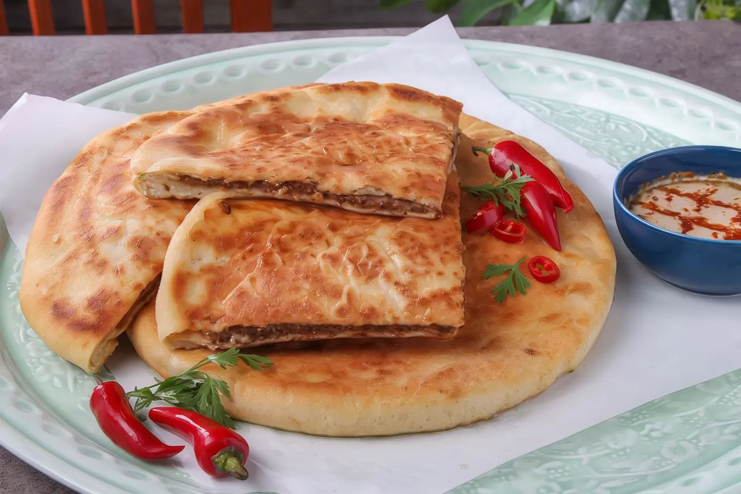 Hawawshi Shirmp With Cheese Mozzarella
