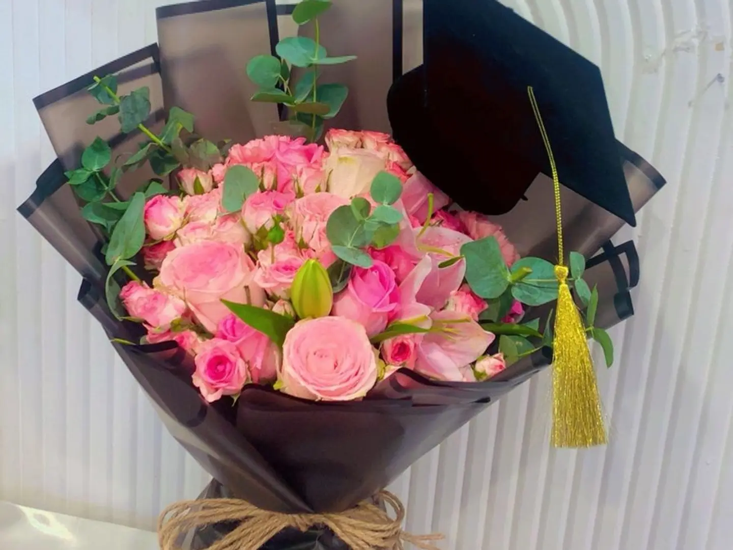Pink Graduation Bouquet