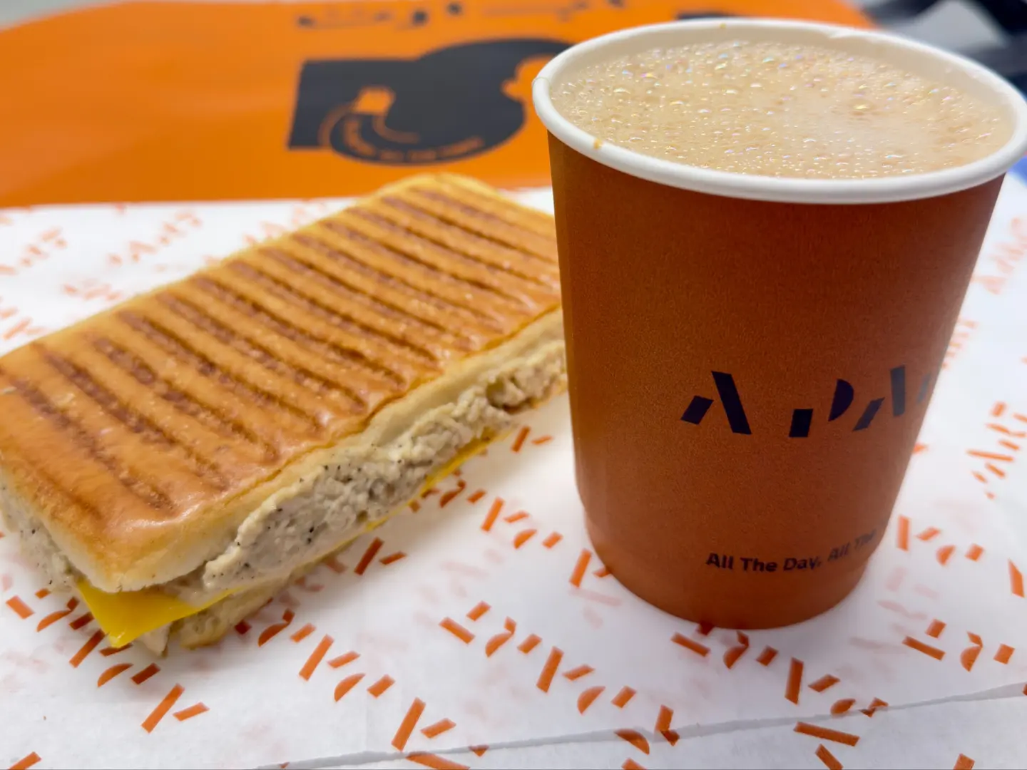Sandwich And Karak Tea (Small)