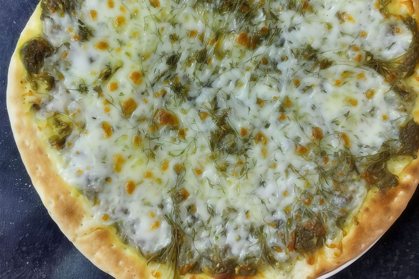 بيتزا جبن زعتر - صغير
