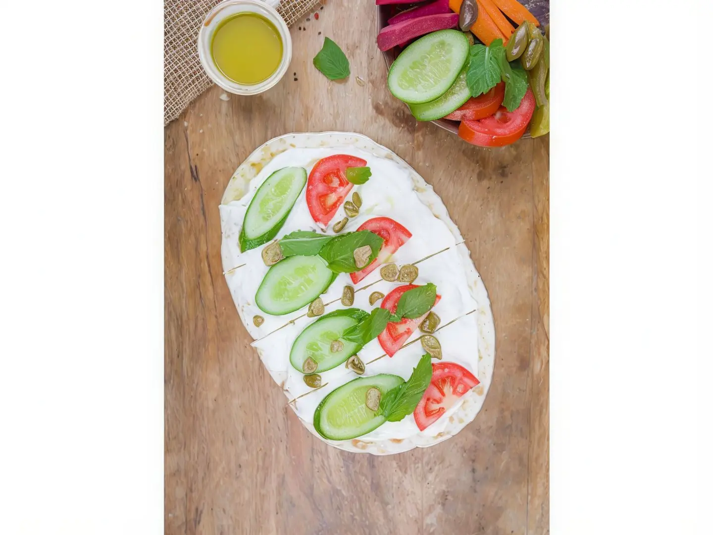 لبنةبالخضار