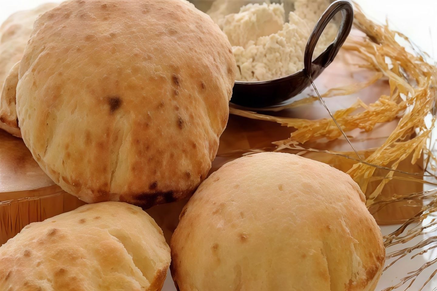 3 حبة خبز ملدن