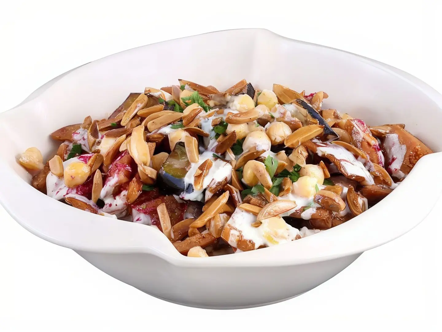 فتة باذنجان