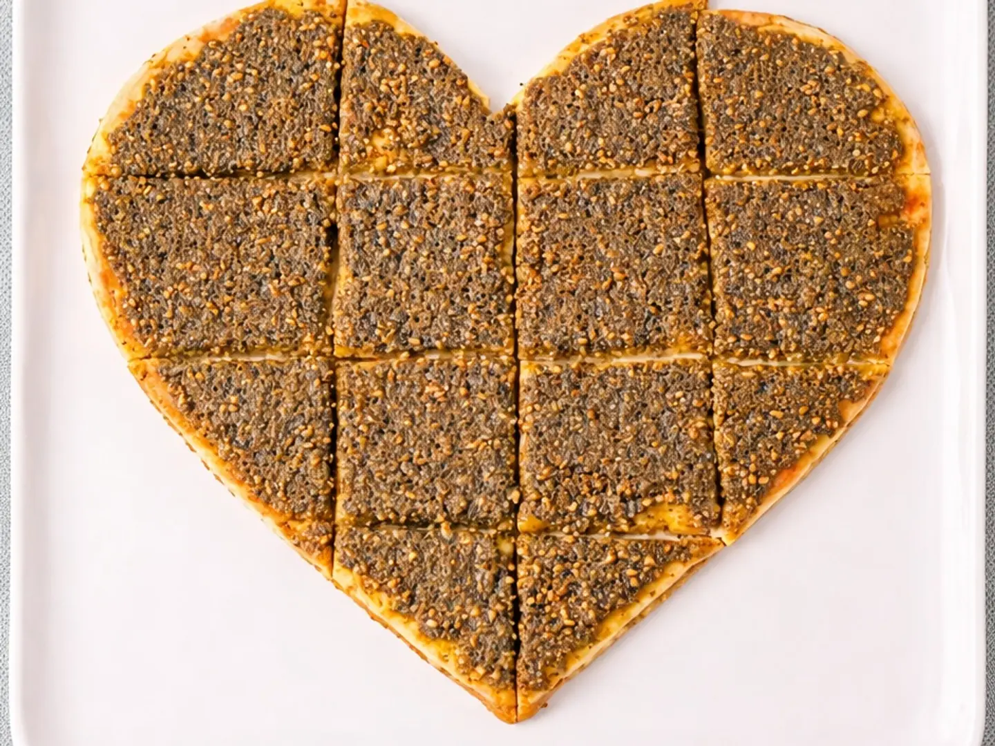 فطيرة زعتر قلب