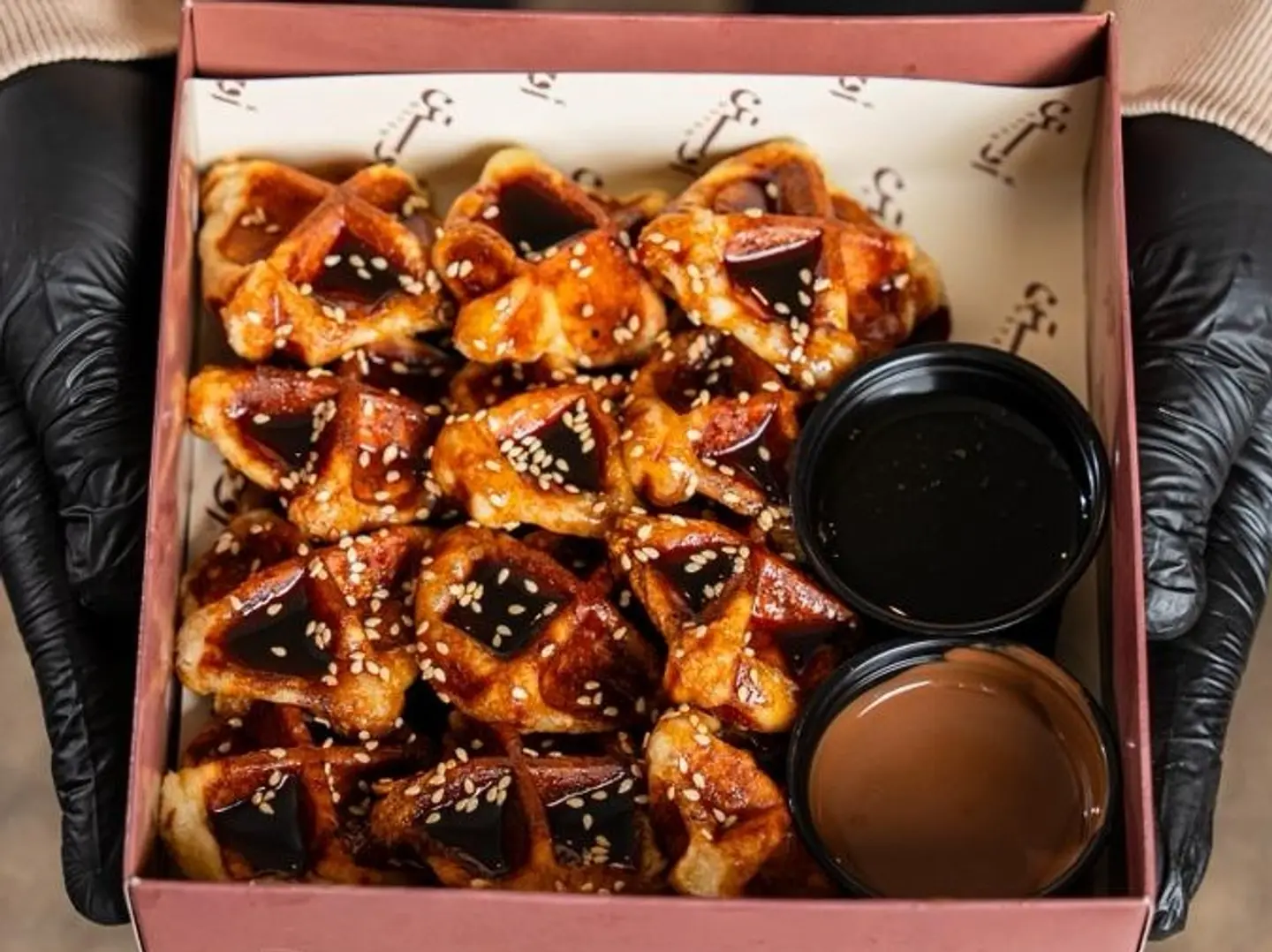 بوكس الوافل بالجبنية