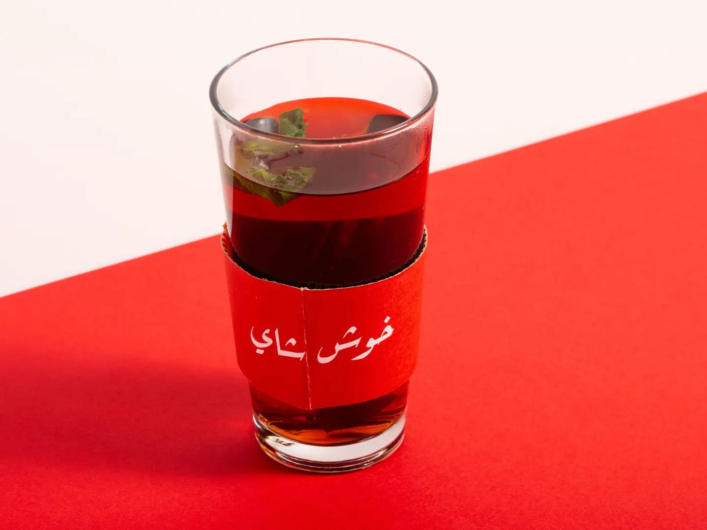 كاس شاي بخار زجاج