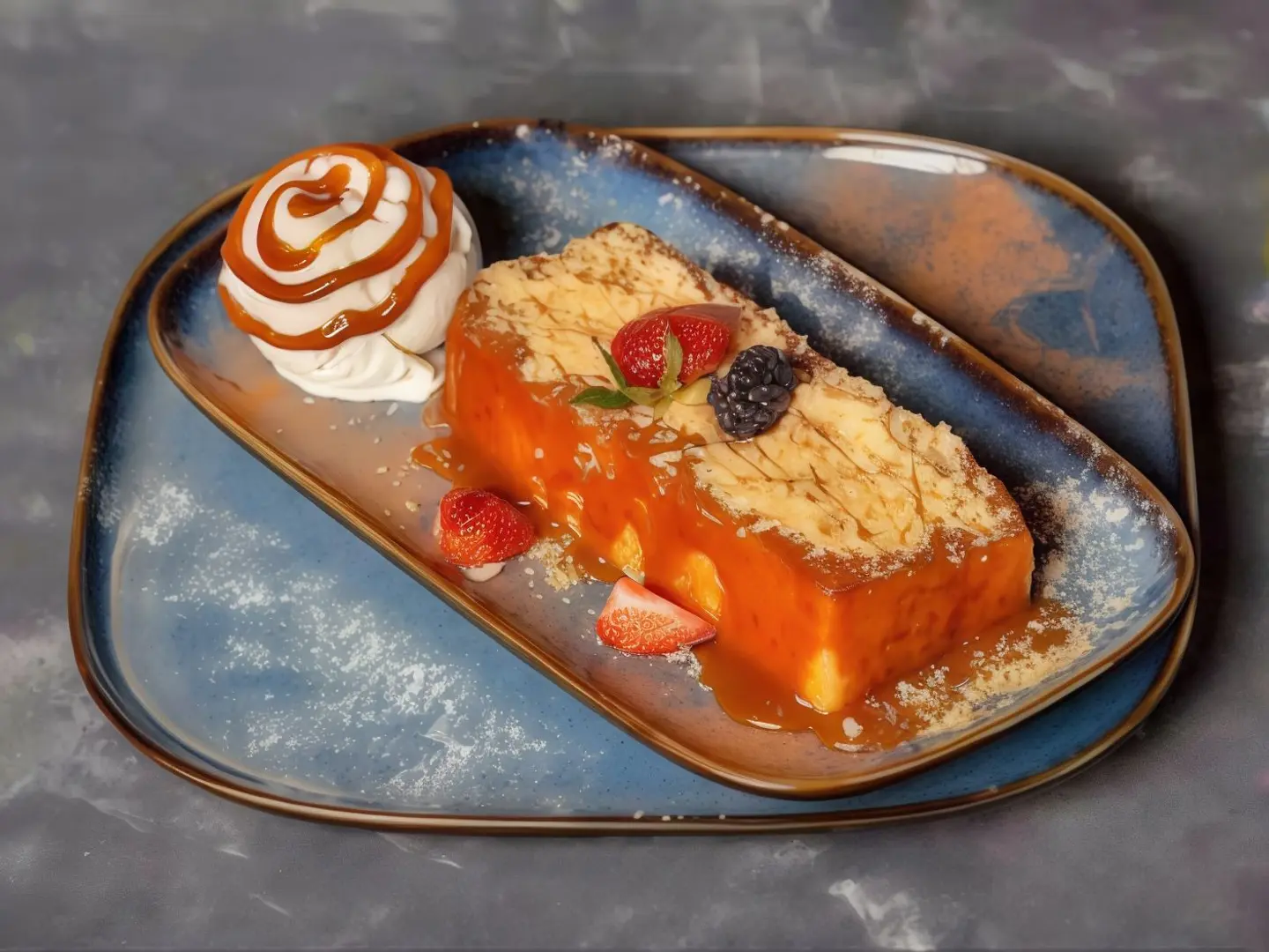 French Toast With Salted Caramel