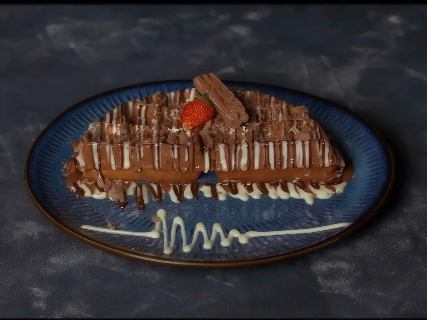 Flake Sprinkles Waffle