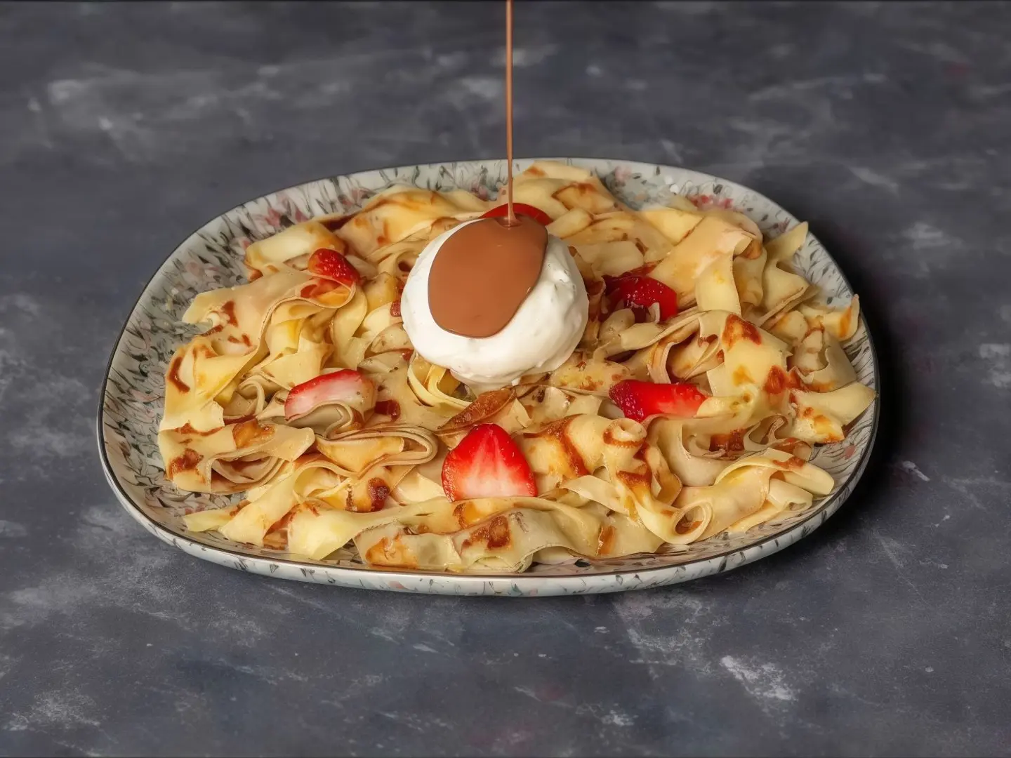Fettuccine Crepe