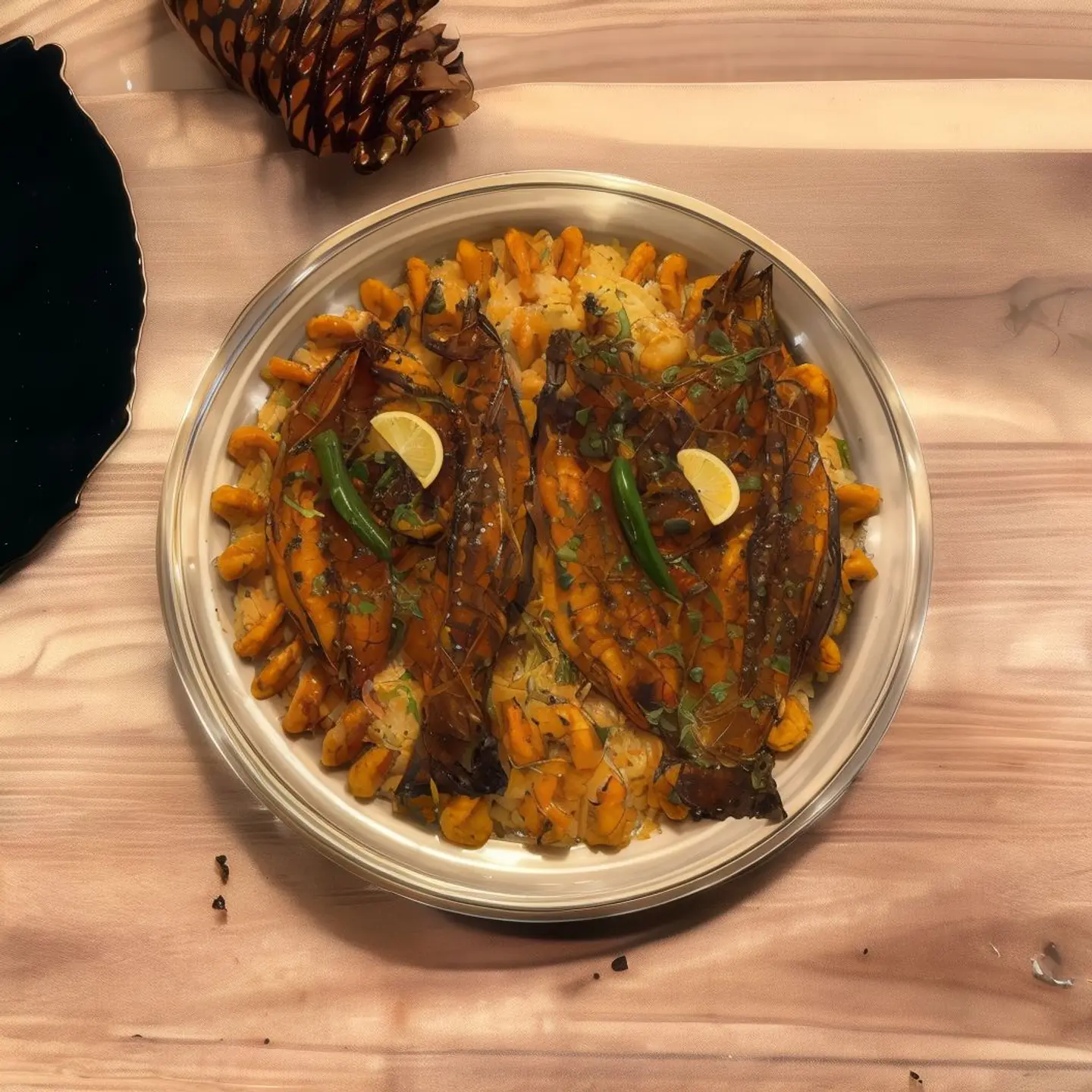 وجبة عروسة روبيان