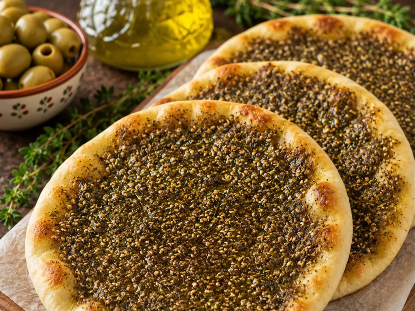 Za'atar Manakish