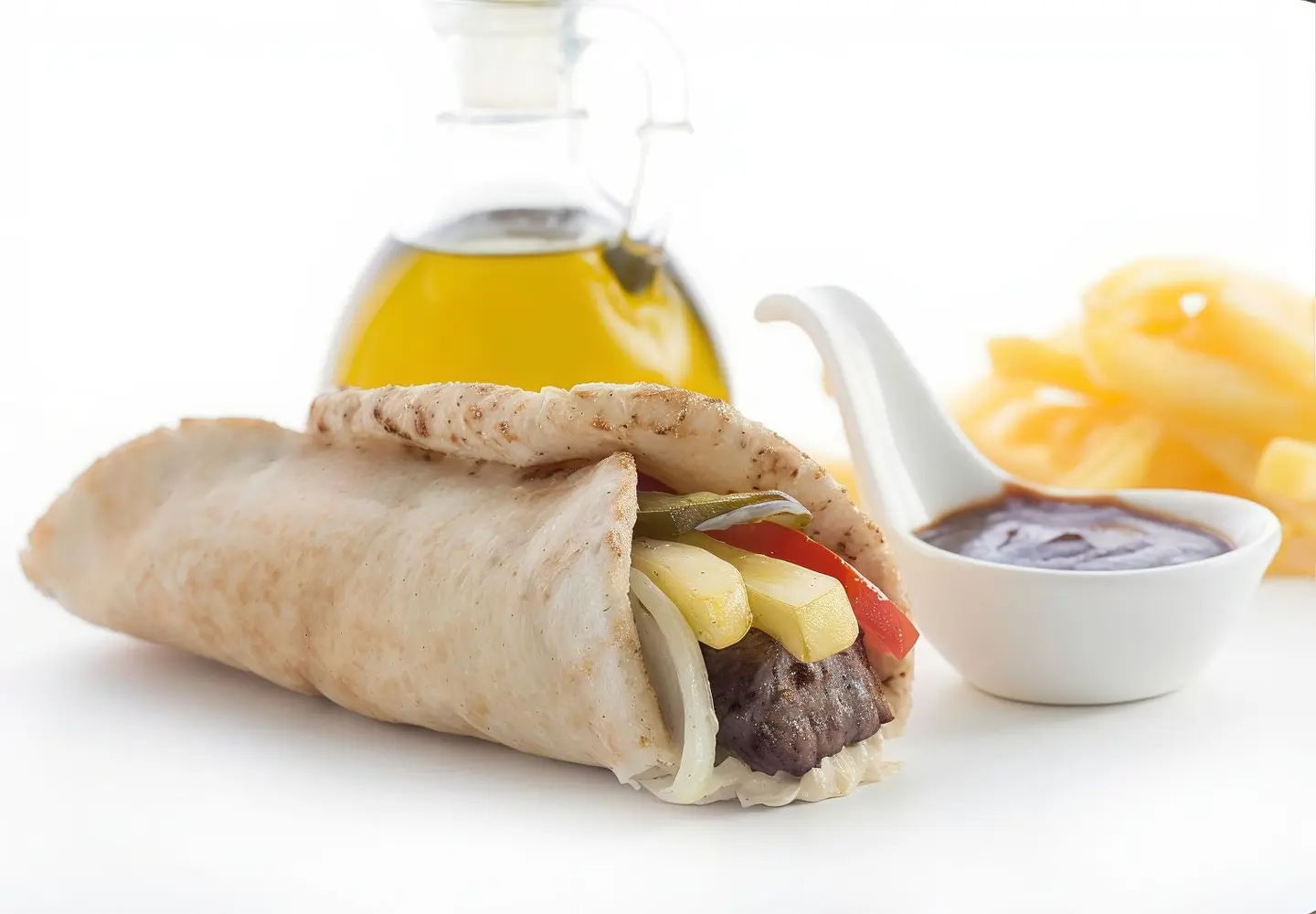 ساندوتش كباب لحم