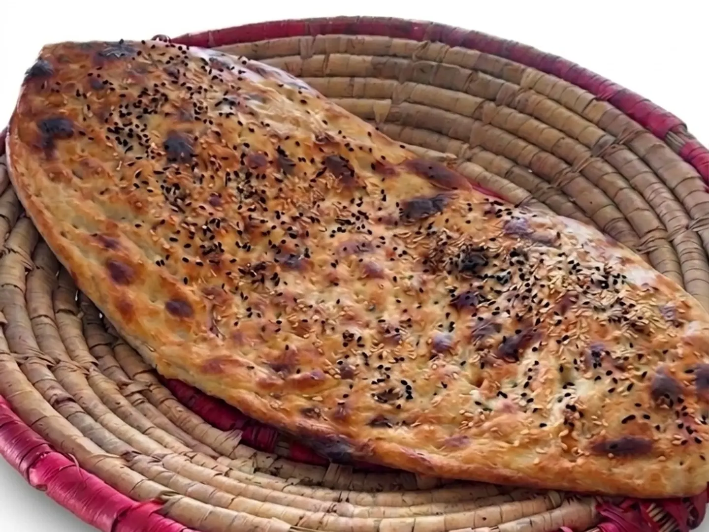 Tandoor Bread Stuffed With Labneh And Spinach