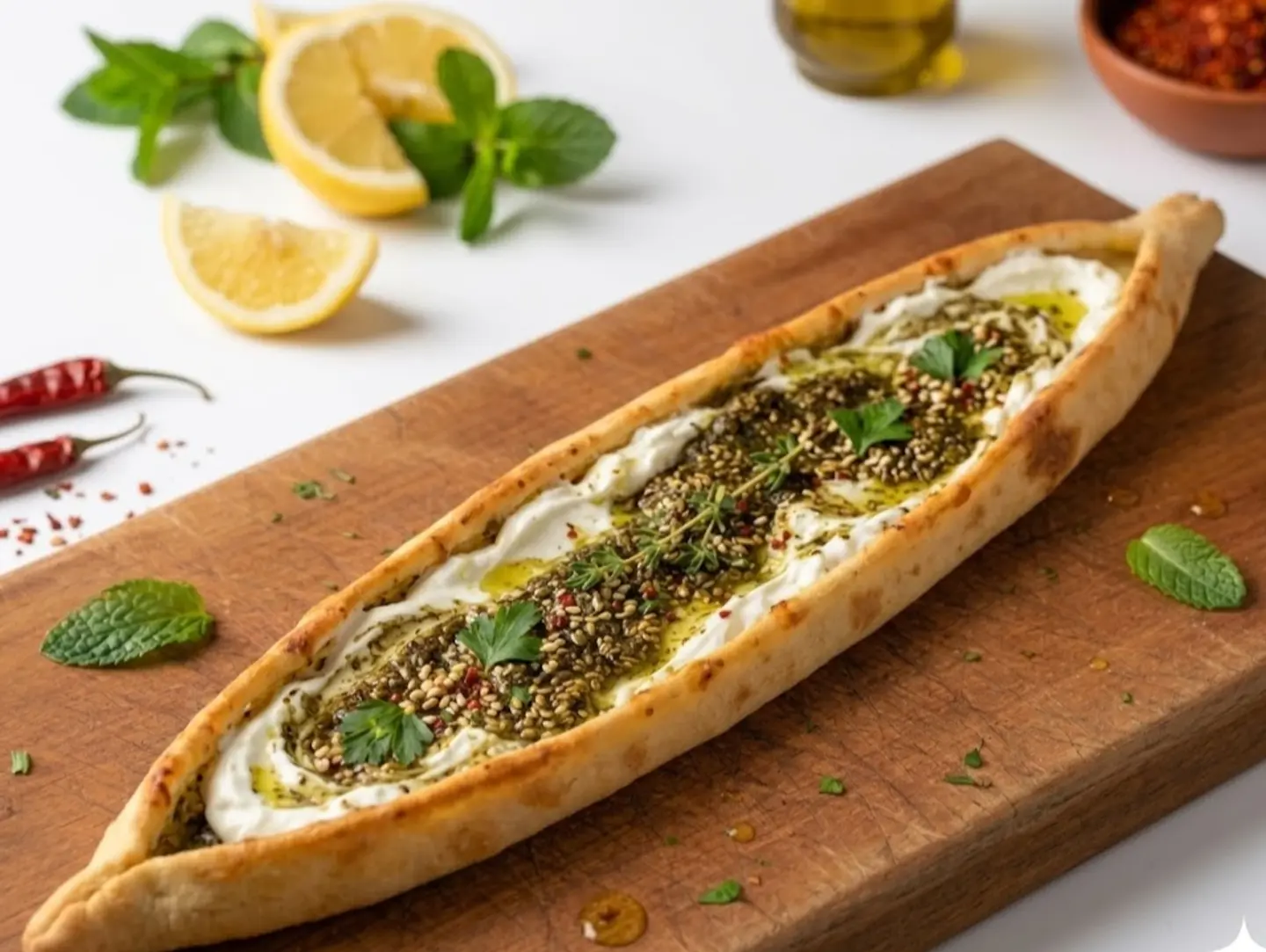 Labneh And Za'atar Pie