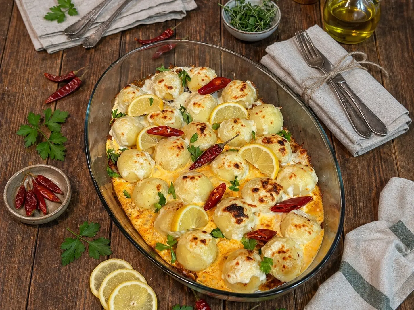 قصدير كورات بطاطس كبير