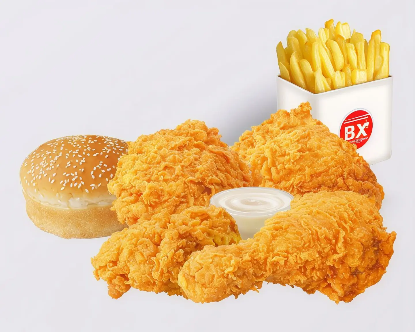 4 Pcs Spicy Broasted