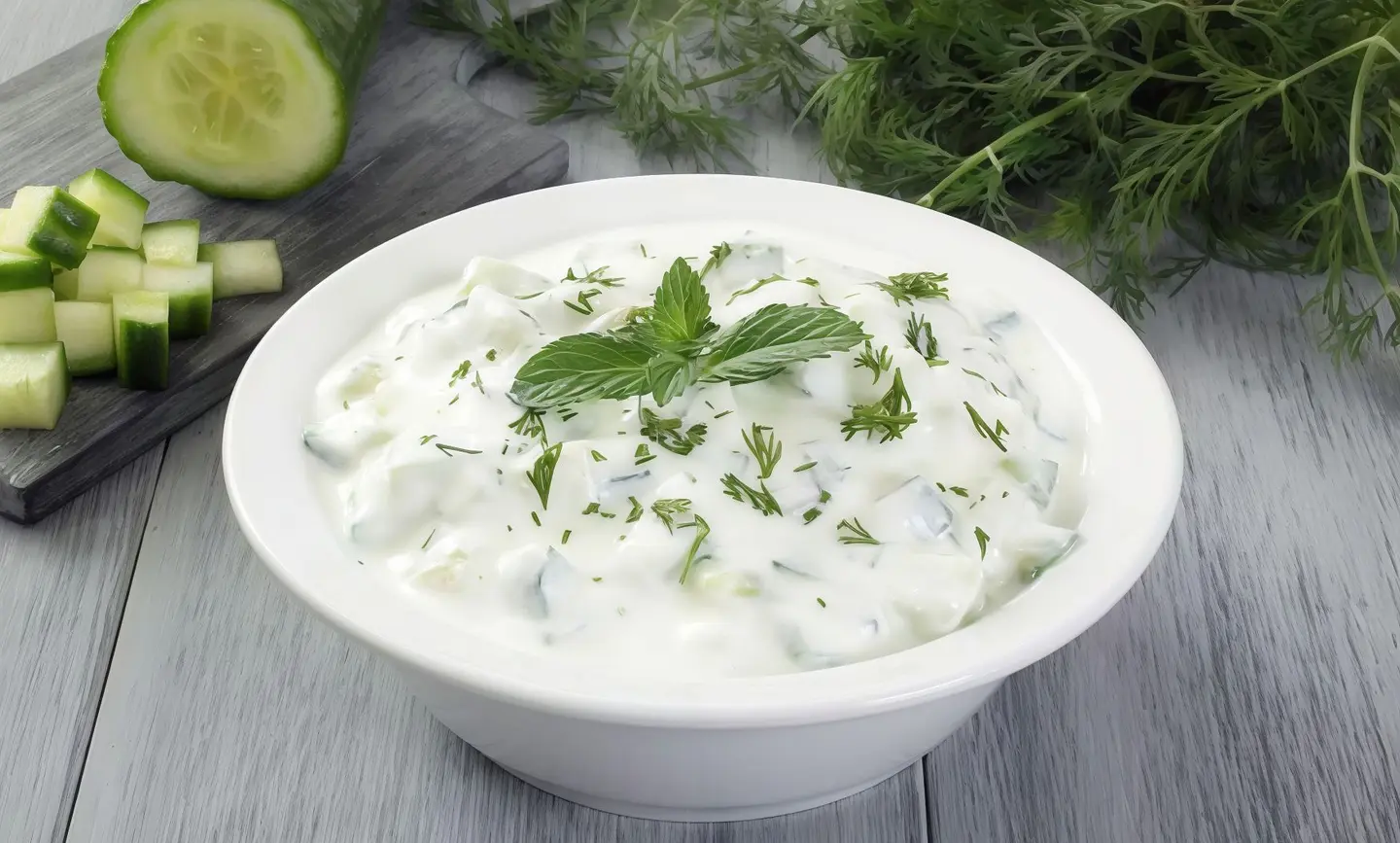 خيار باللبن