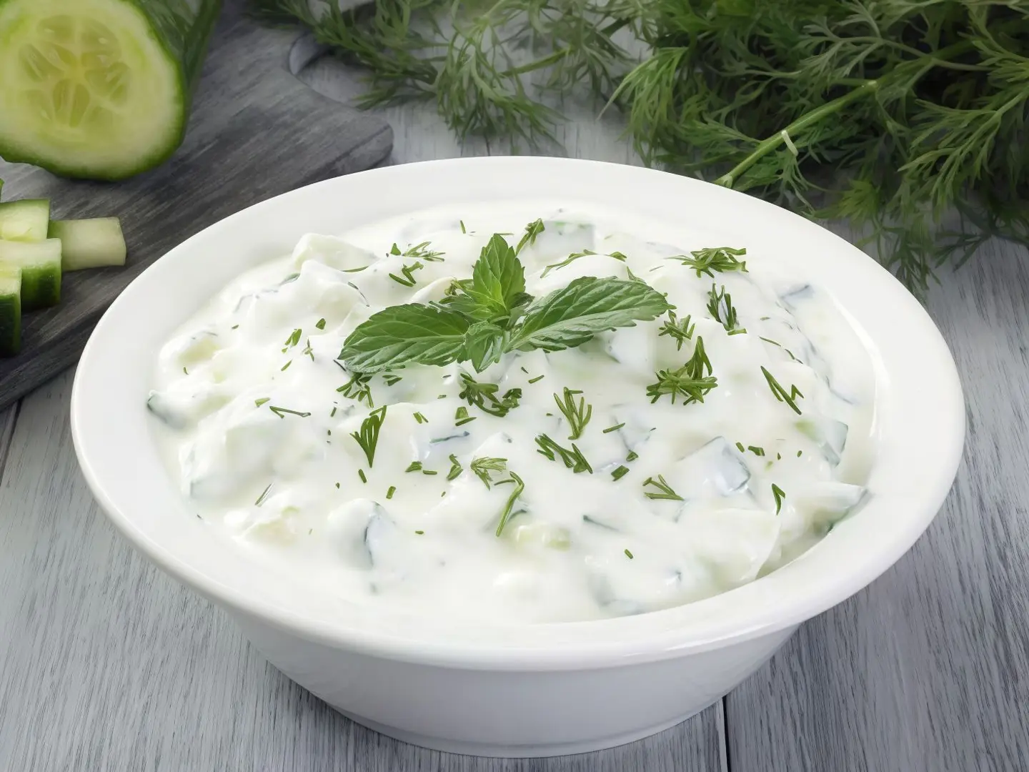 خيار باللبن