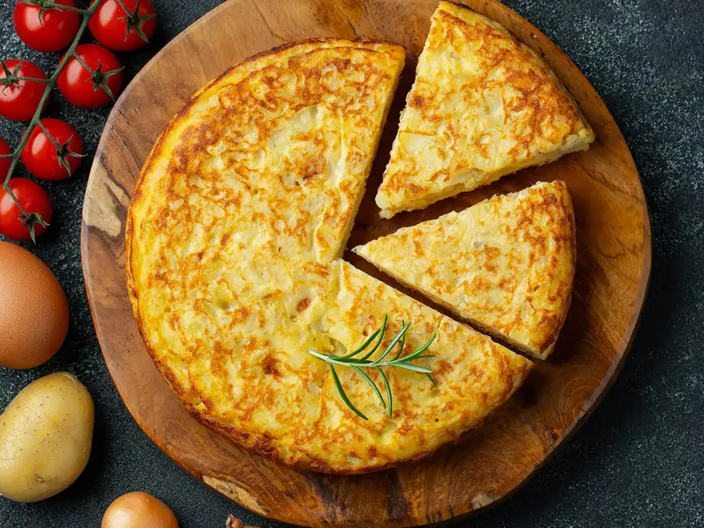 منقوشة بيض مع جبن