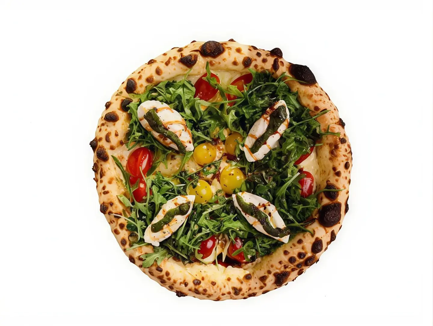 Burrata Garden Pizza
