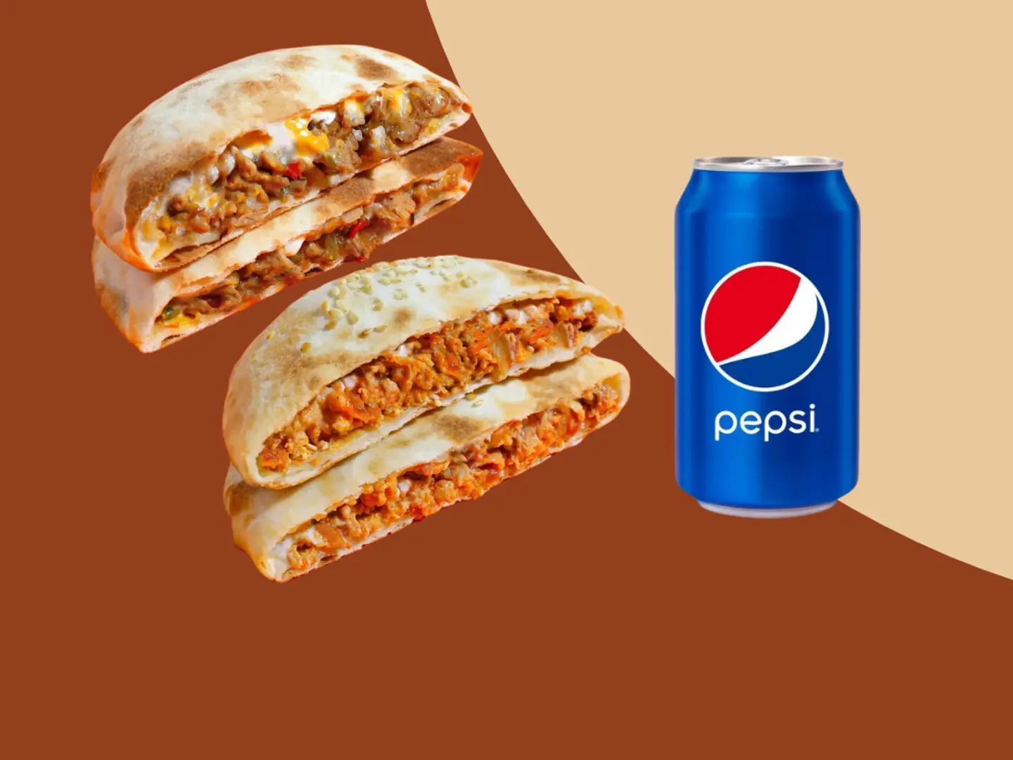 مدور دجاج + مدور شكشوكة+ ببسي