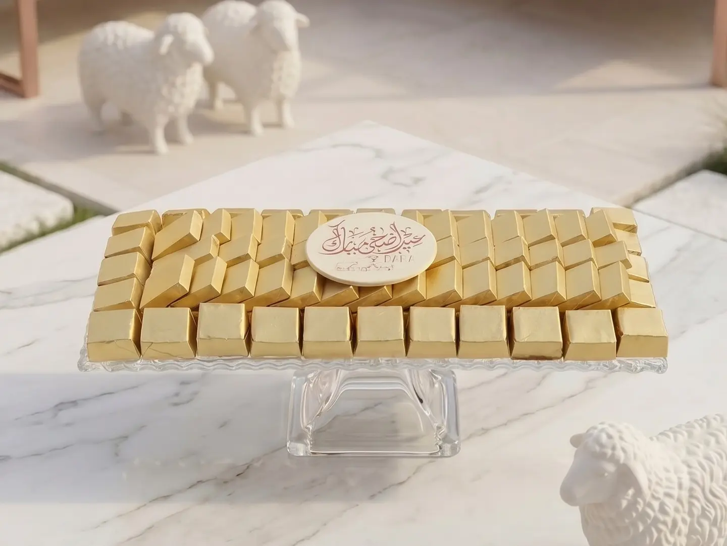 Wrapped Chocolate Tray With Eid Logo