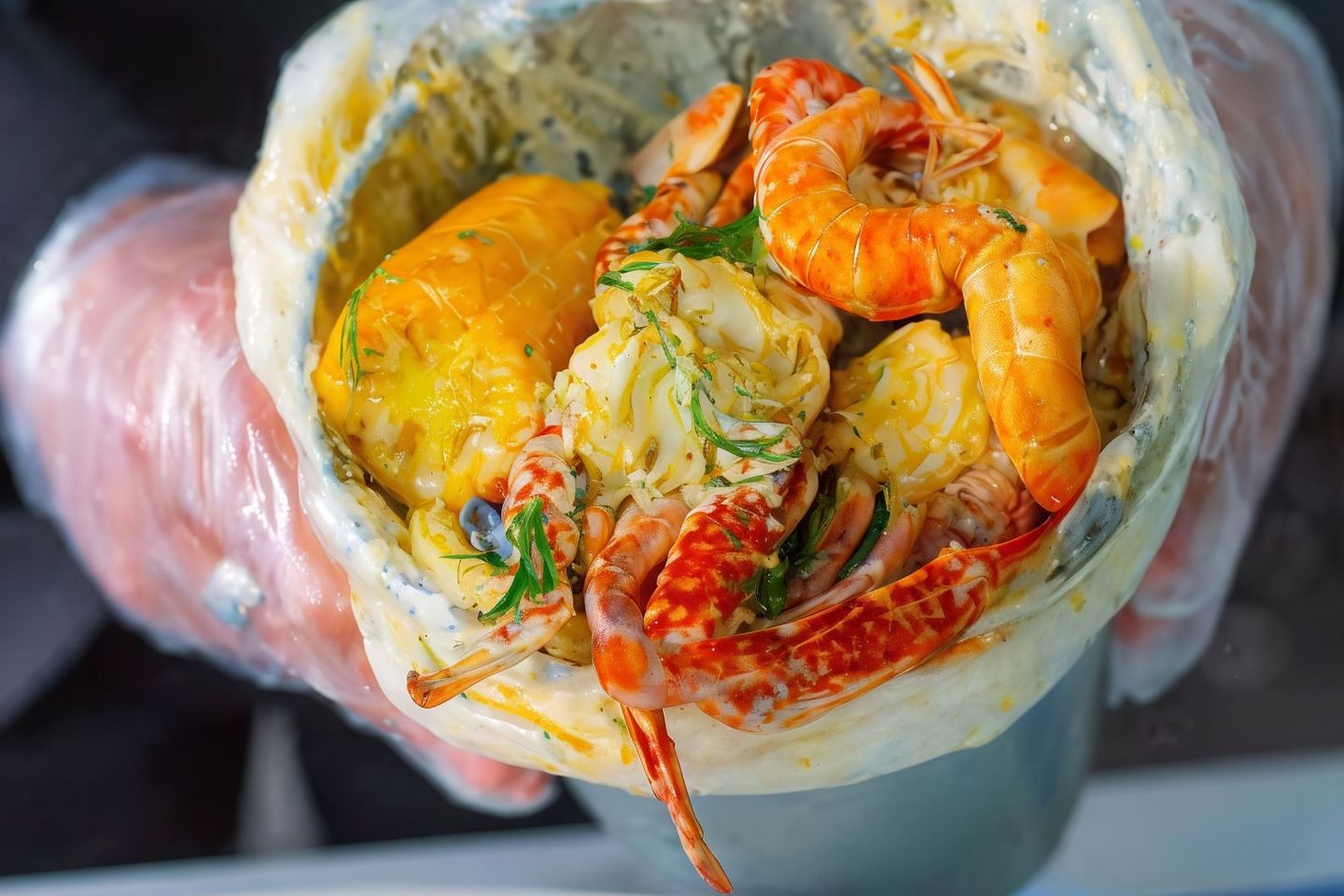 سطل فواكه البحر