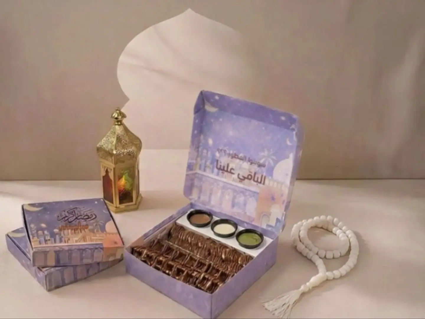 بوكس رمضان - ميني بان كيك ووافل بالنوتيلا