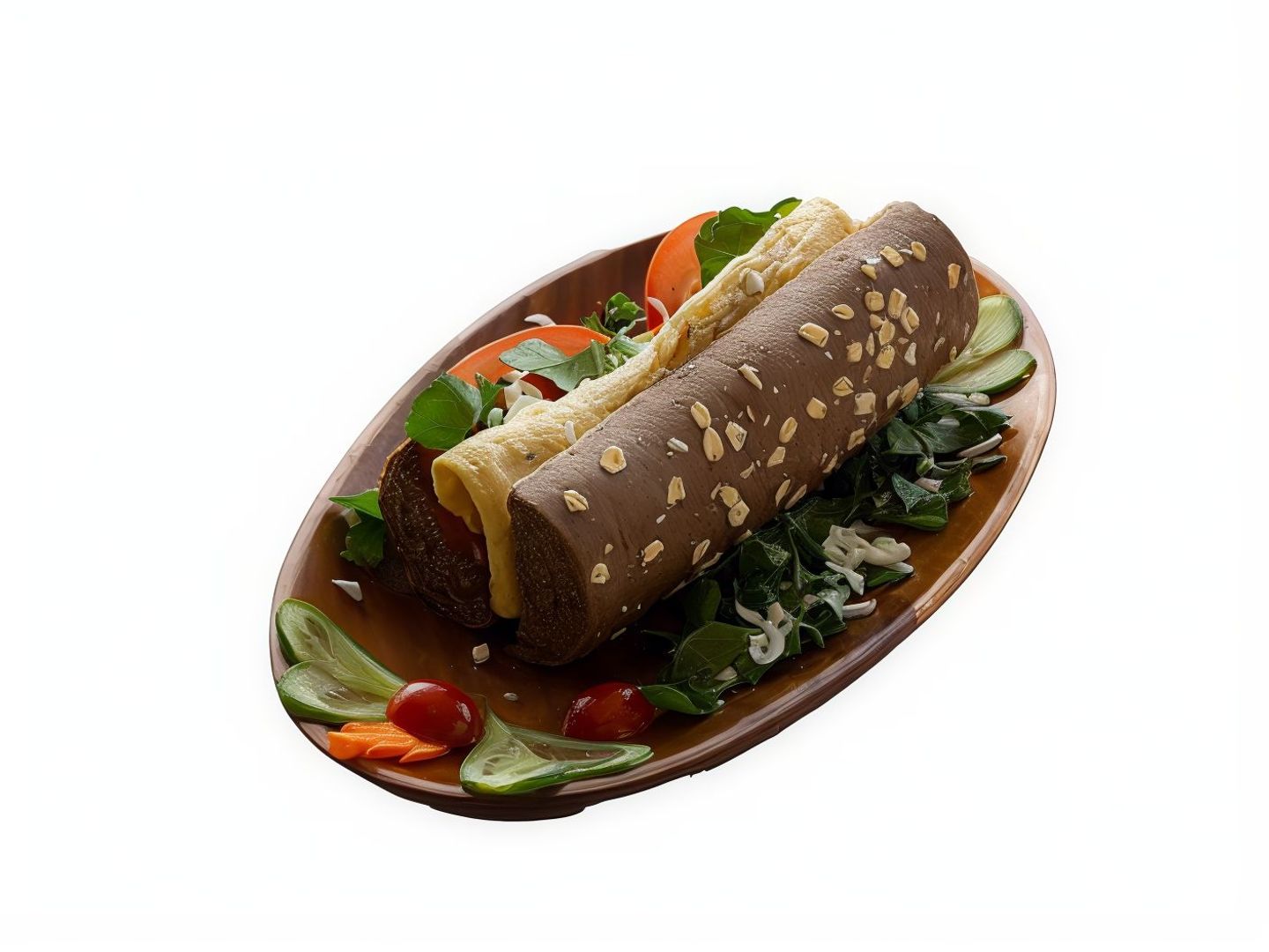 Mushroom Omelette Sandwich