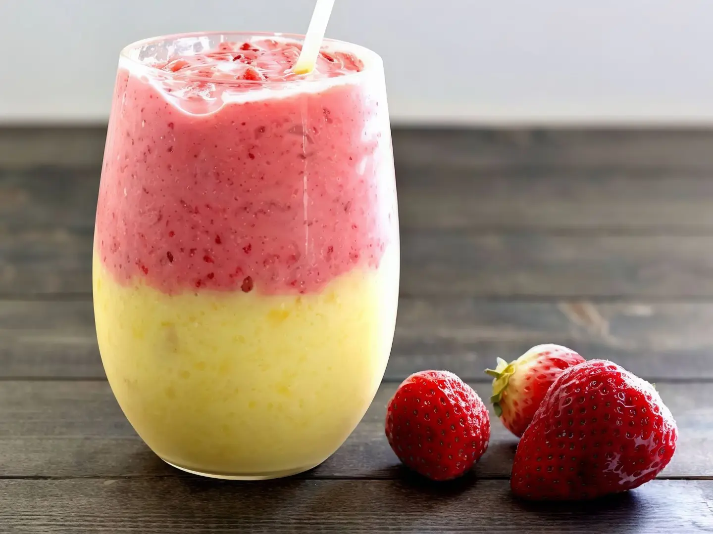 فراولة و حليب - جالون صغير