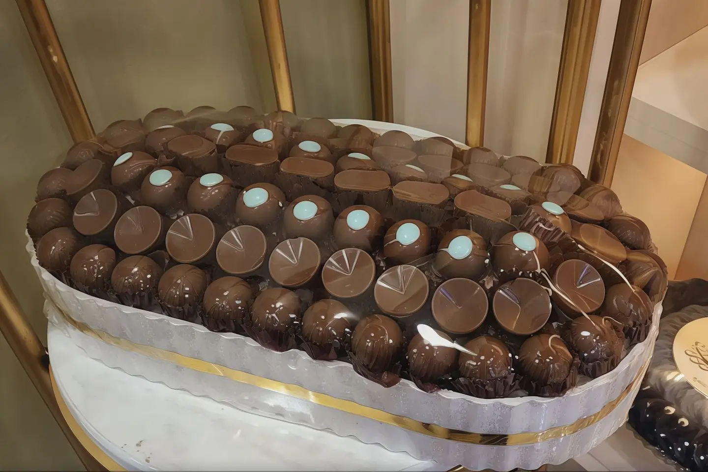 صينية شوكولاتة مشكلة